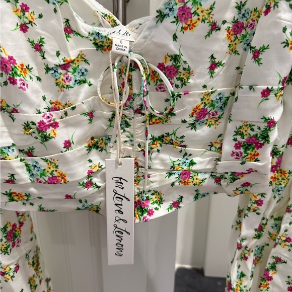 Nwt For Love and Lemons Tanya Top Small - Picture 3 of 3